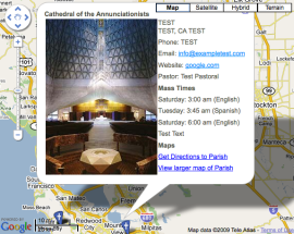 Detailed location information screenshot